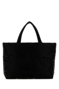 SAINT LAURENT Saint Laurent Men Black Nylon Saint Laurent Shopping Bag