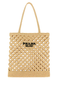 Prada Women Straw Handbag