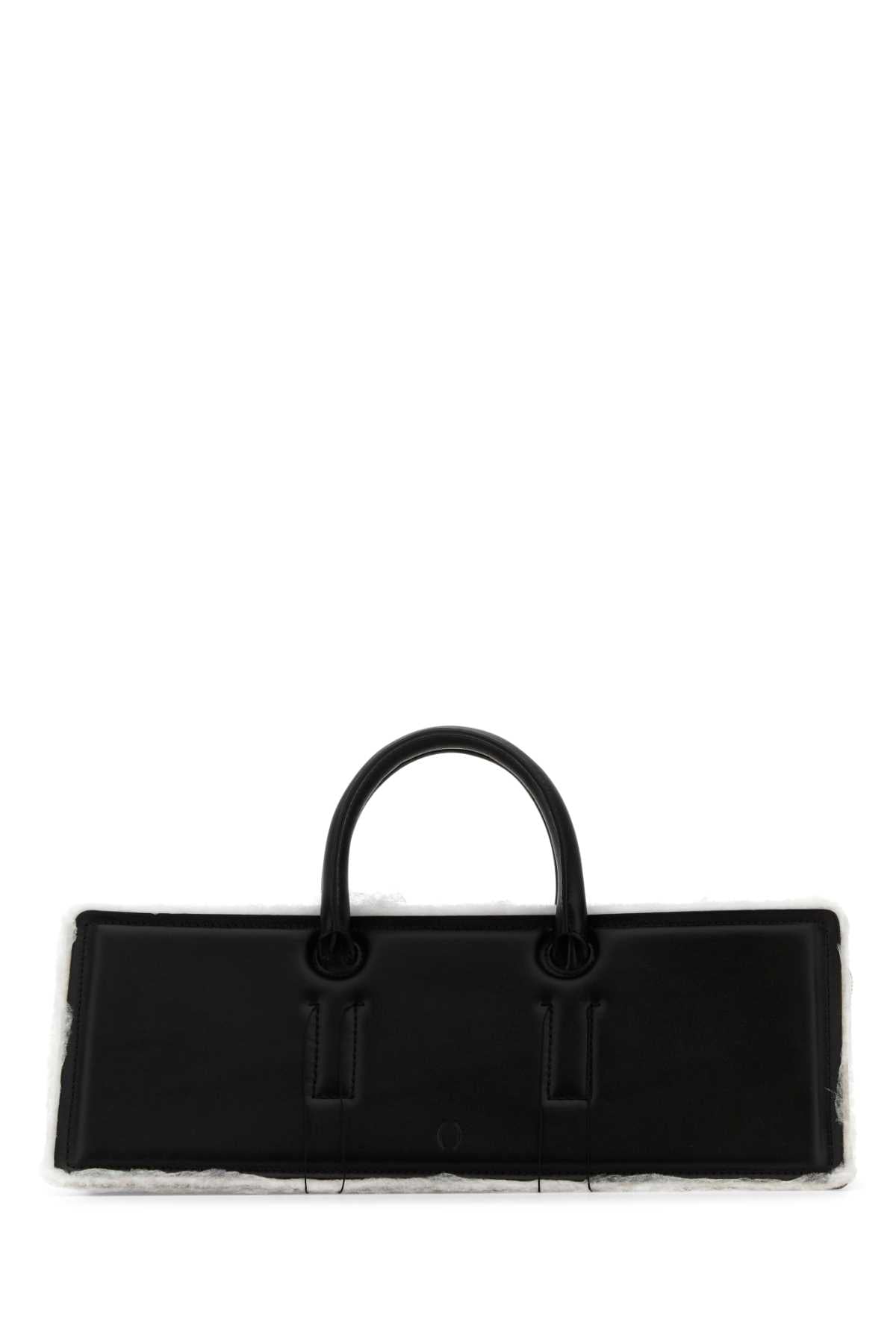 DENTRO Dentro Women Black Leather Otto Handbag