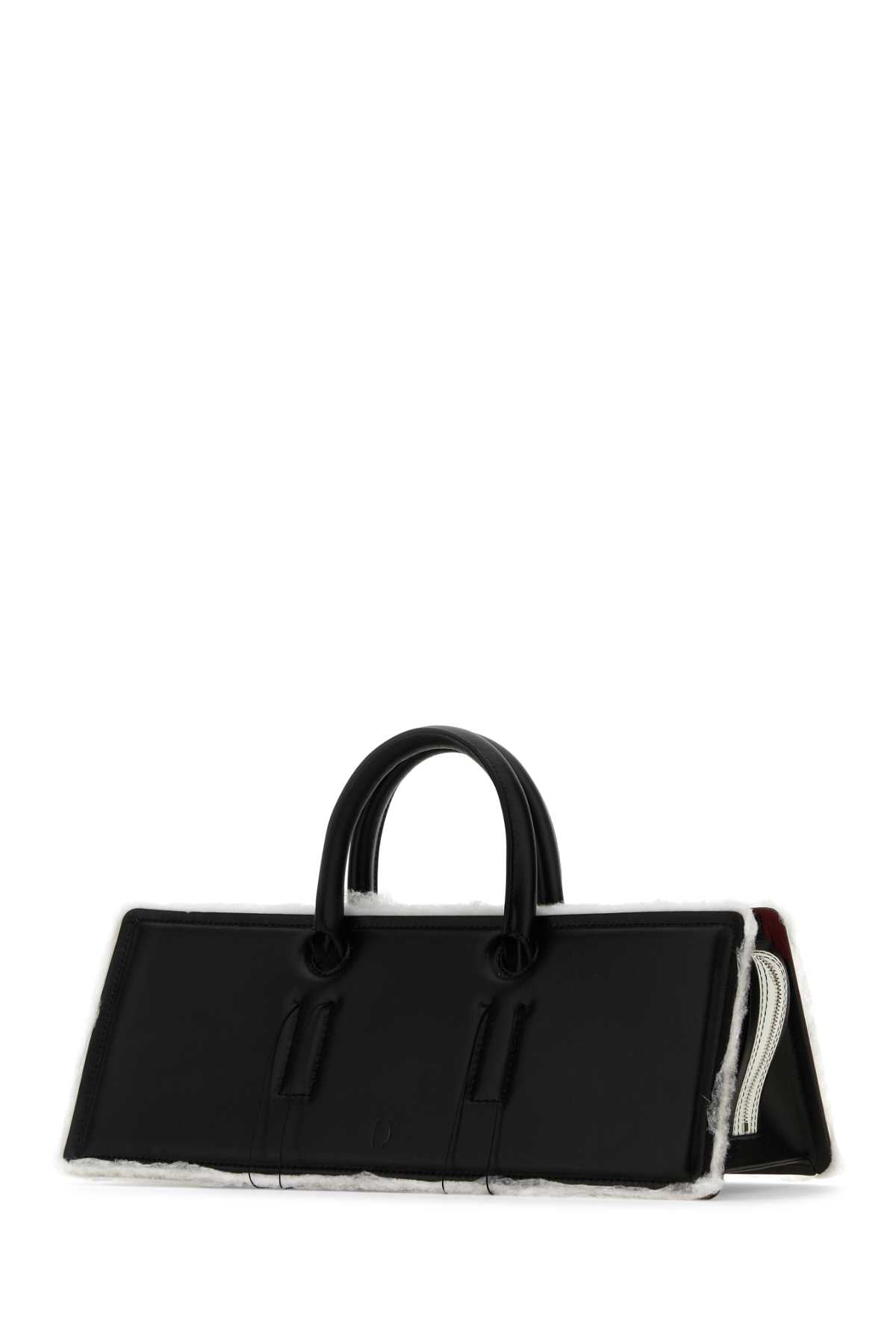 DENTRO Dentro Women Black Leather Otto Handbag