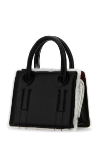 DENTRO Dentro Women Black Leather Mini Otto Handbag