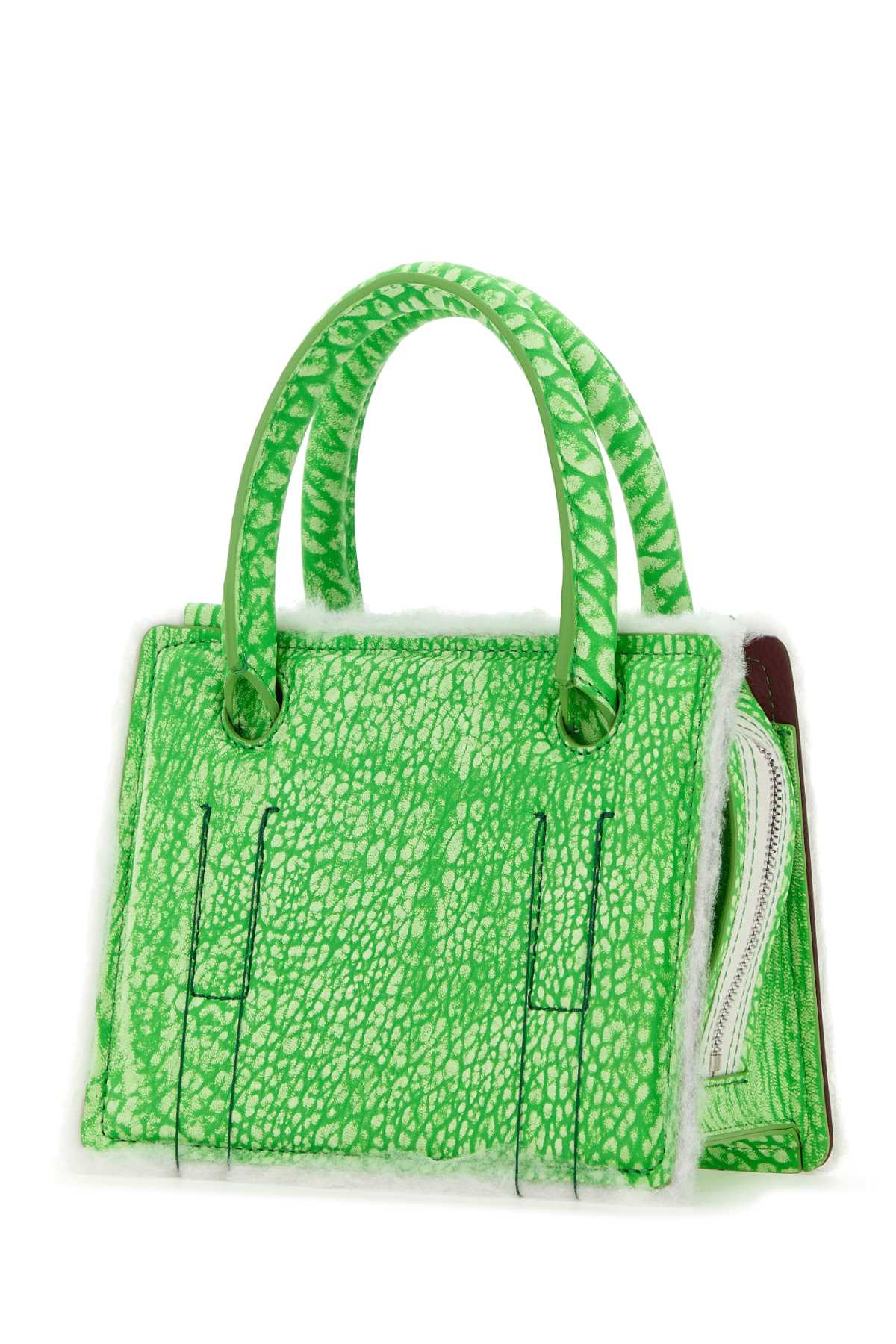 Dentro Women Printed Leather Mini Otto Handbag