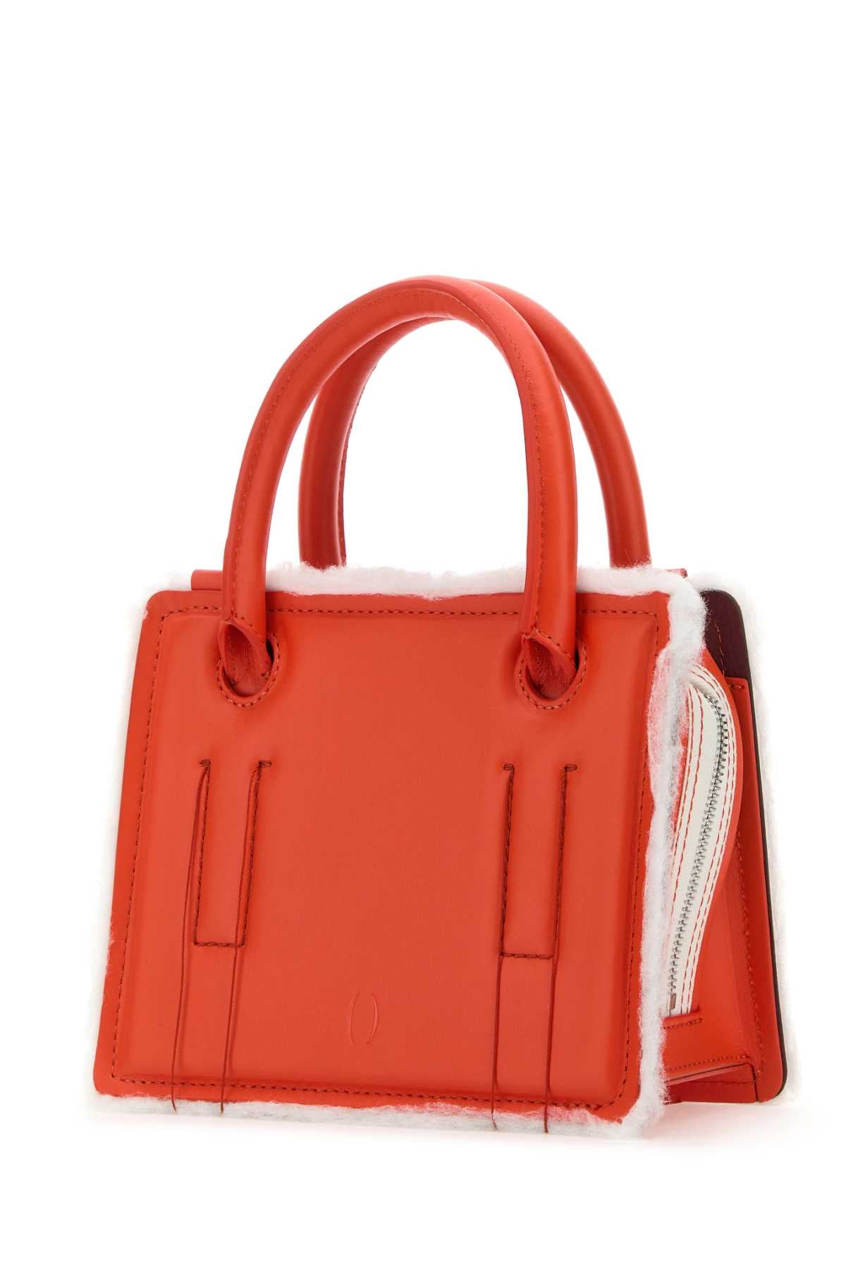 DENTRO Dentro Women Coral Leather Mini Otto Handbag