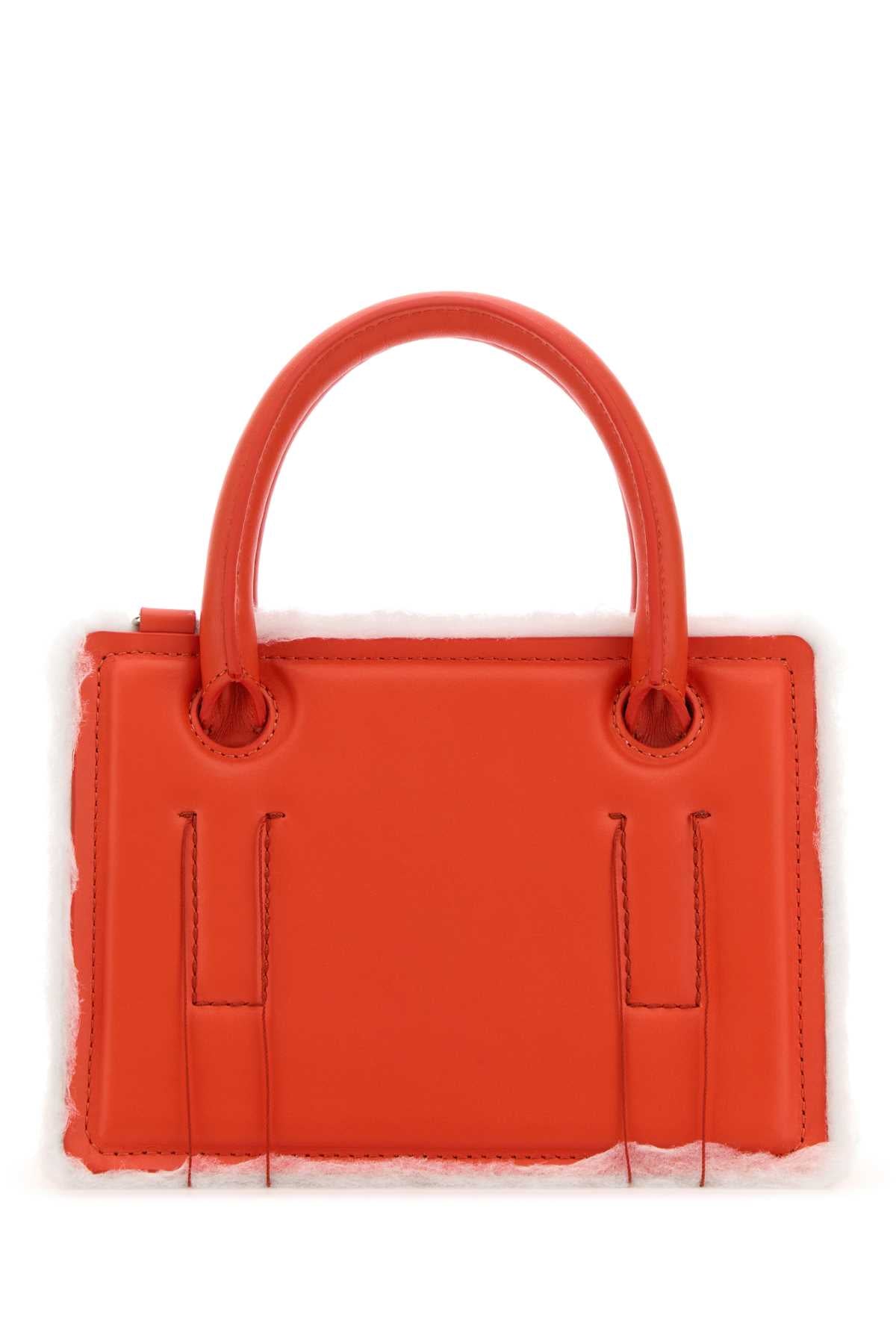 DENTRO Dentro Women Coral Leather Mini Otto Handbag