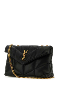 SAINT LAURENT Saint Laurent Women Black Nappa Leather Puffer Toy Crossbody Bag