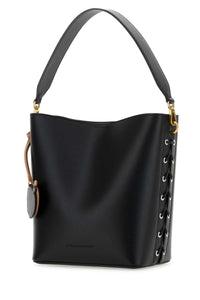 STELLA McCARTNEY Stella Mccartney Women Black Alter Mat Frayme Bucket Bag