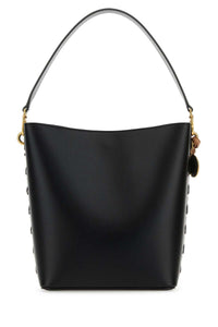 STELLA McCARTNEY Stella Mccartney Women Black Alter Mat Frayme Bucket Bag