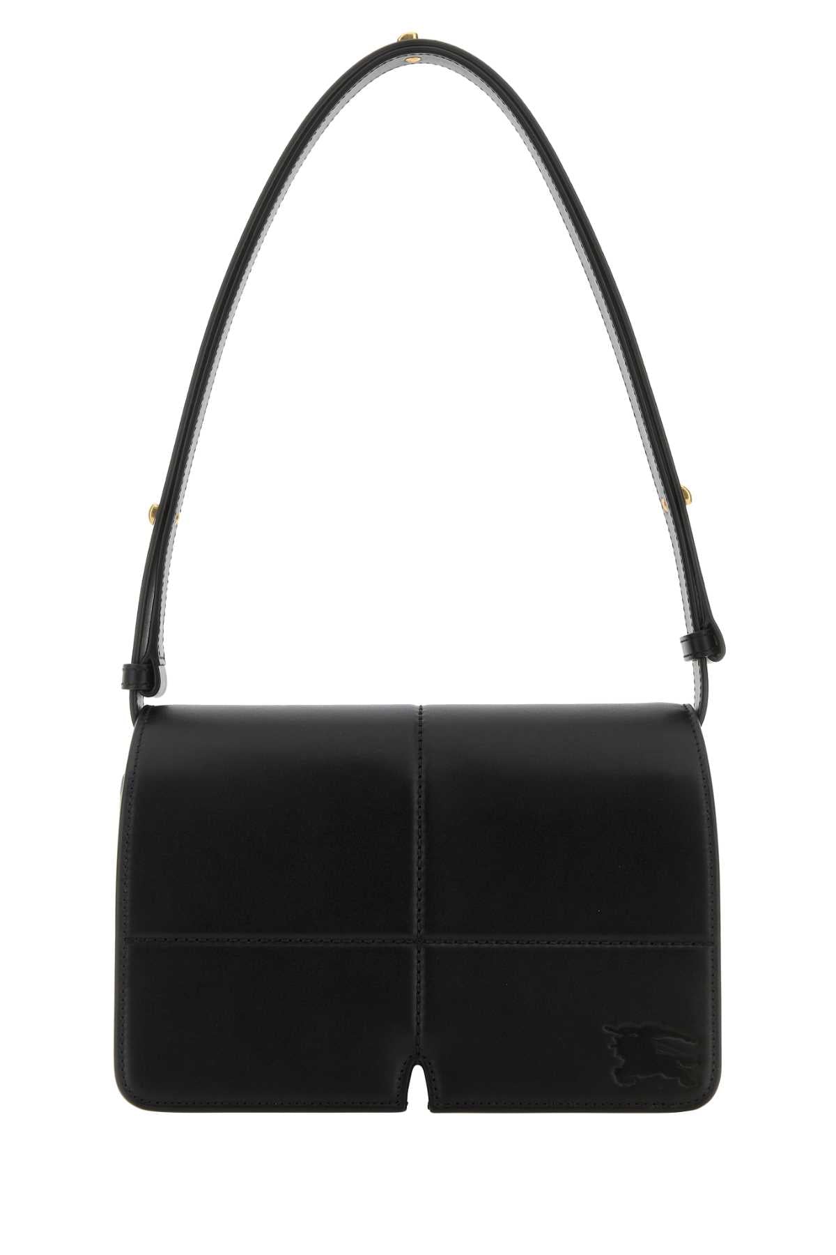 BURBERRY Burberry Women Black Leather Snip Shoulder Bag