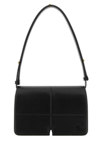 BURBERRY Burberry Women Black Leather Snip Shoulder Bag
