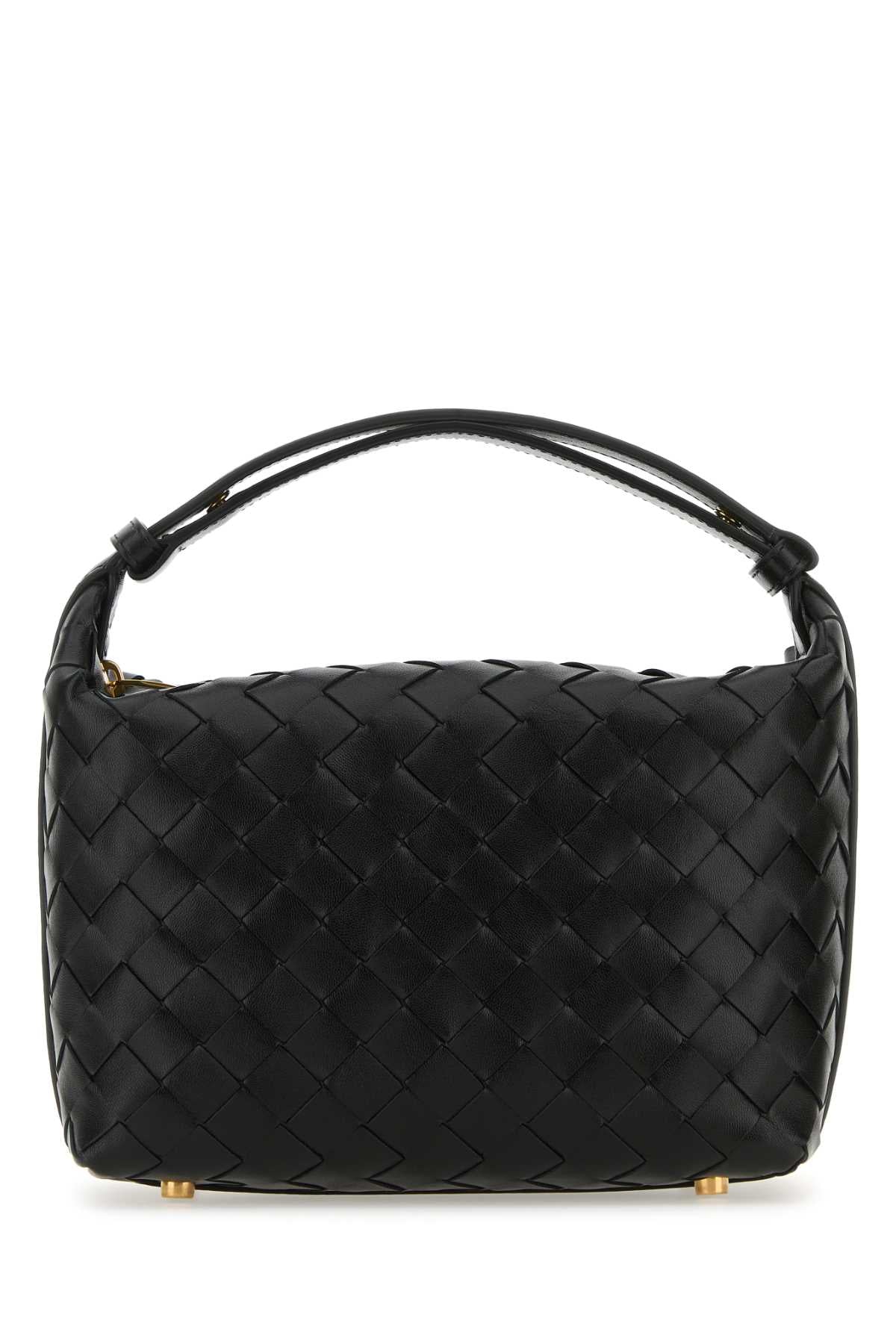 BOTTEGA VENETA Bottega Veneta Women Black Nappa Leather Mini Wallace Handbag