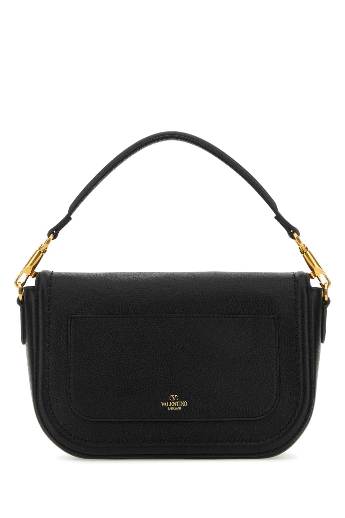 VALENTINO GARAVANI Valentino Garavani Women Black Leather Alltime Shoulder Bag