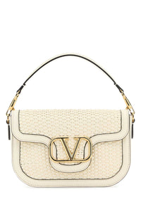 VALENTINO GARAVANI Valentino Garavani Women Ivory Leather Alltime Shoulder Bag