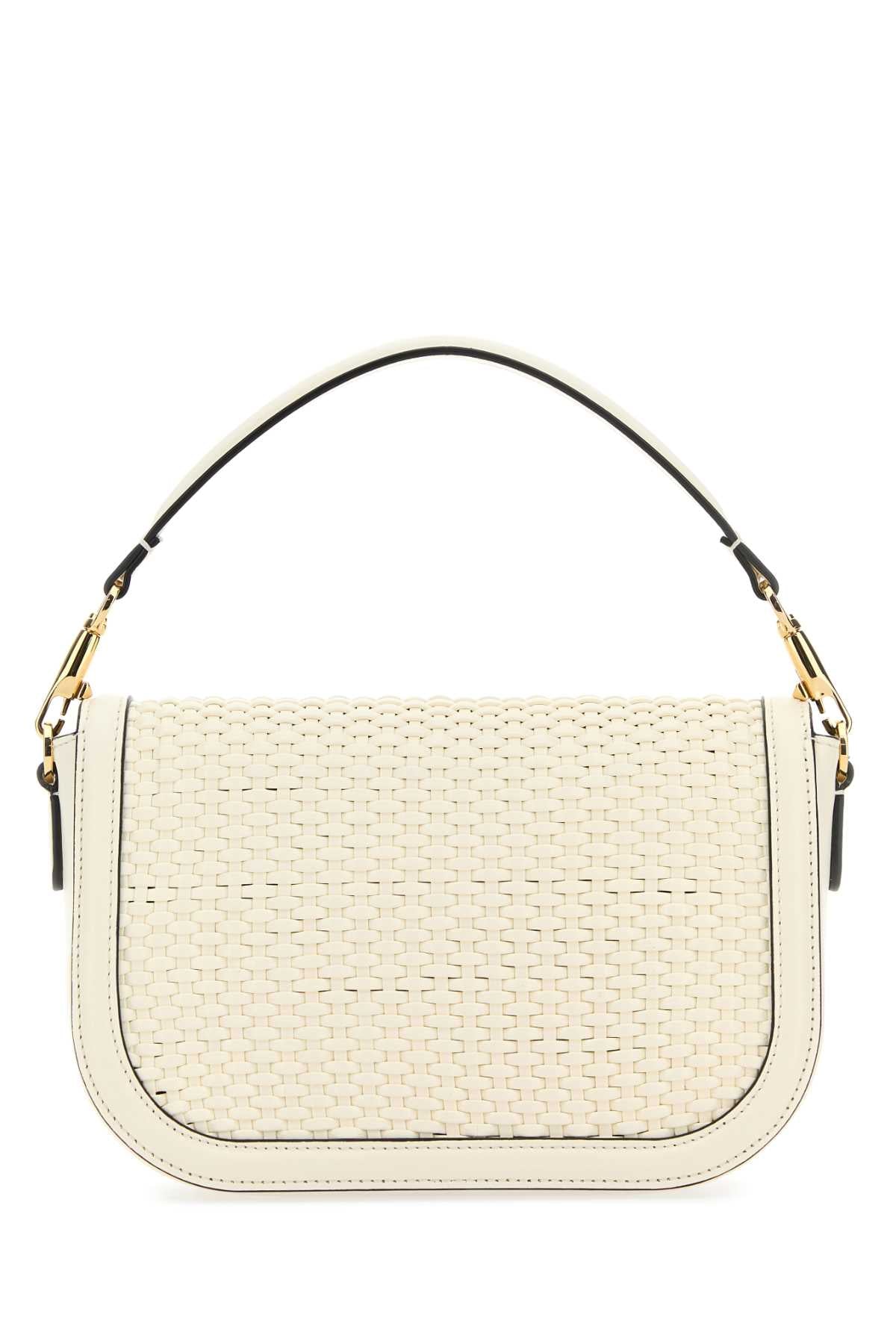 VALENTINO GARAVANI Valentino Garavani Women Ivory Leather Alltime Shoulder Bag