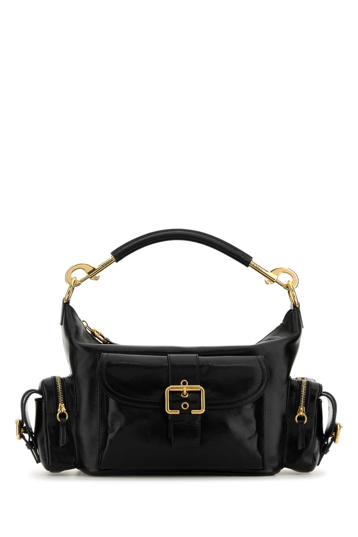 CHLOE Chloe Women Black Leather Camera Bag Handbag