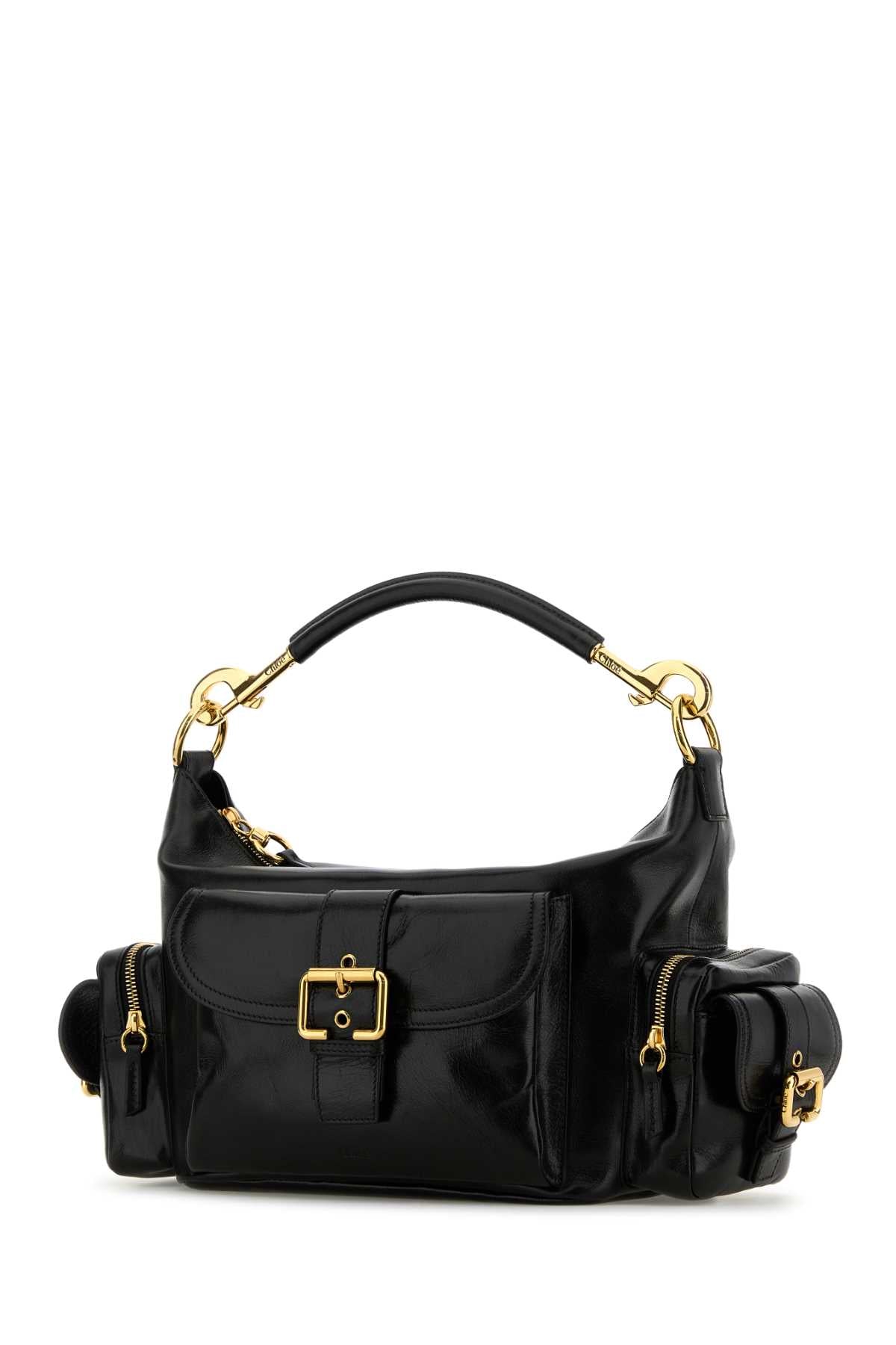 CHLOE Chloe Women Black Leather Camera Bag Handbag