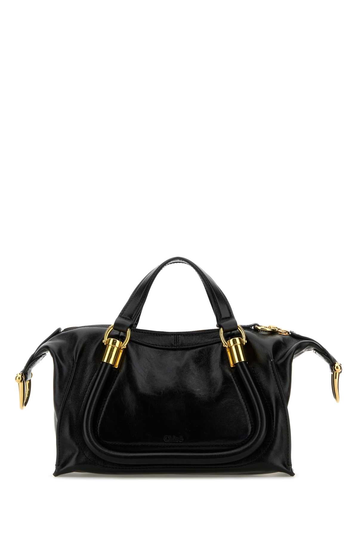 CHLOE Chloe Women Black Leather Paraty 24 Handbag