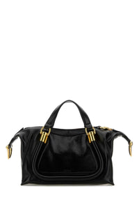 CHLOE Chloe Women Black Leather Paraty 24 Handbag