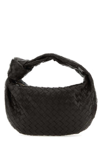 Bottega Veneta Women Dark Brown Leather Teen Jodie Handbag