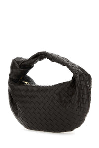 Bottega Veneta Women Dark Brown Leather Teen Jodie Handbag