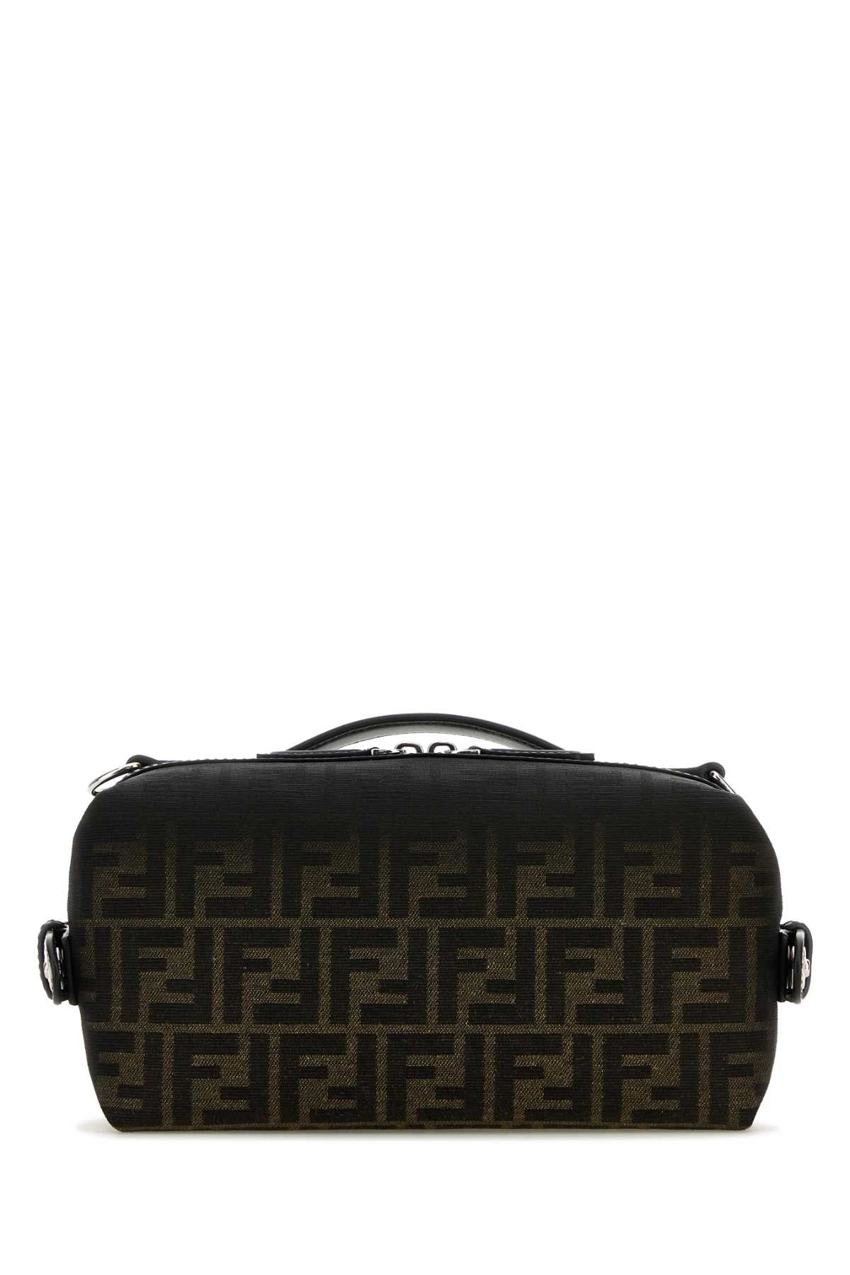 Fendi Men Embroidered Fabric Small Fendi Siesta Ff Eclissi Handbag