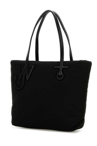 Jw Anderson Women Black Fabric Puffy Anchor Shopping Bag