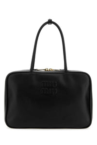Miu Miu Women Black Leather Handbag