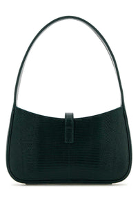 Saint Laurent Women Bottle Green Leather Mini Le 5 Ã 7 Handbag