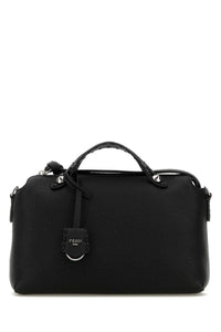 Fendi Women Black Leather Medium By The Way Handbag
