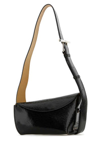 ALEXANDER MCQUEEN Alexander Mcqueen Men Black Leather Sling Crossbody Bag