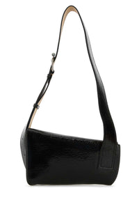 ALEXANDER MCQUEEN Alexander Mcqueen Men Black Leather Sling Crossbody Bag