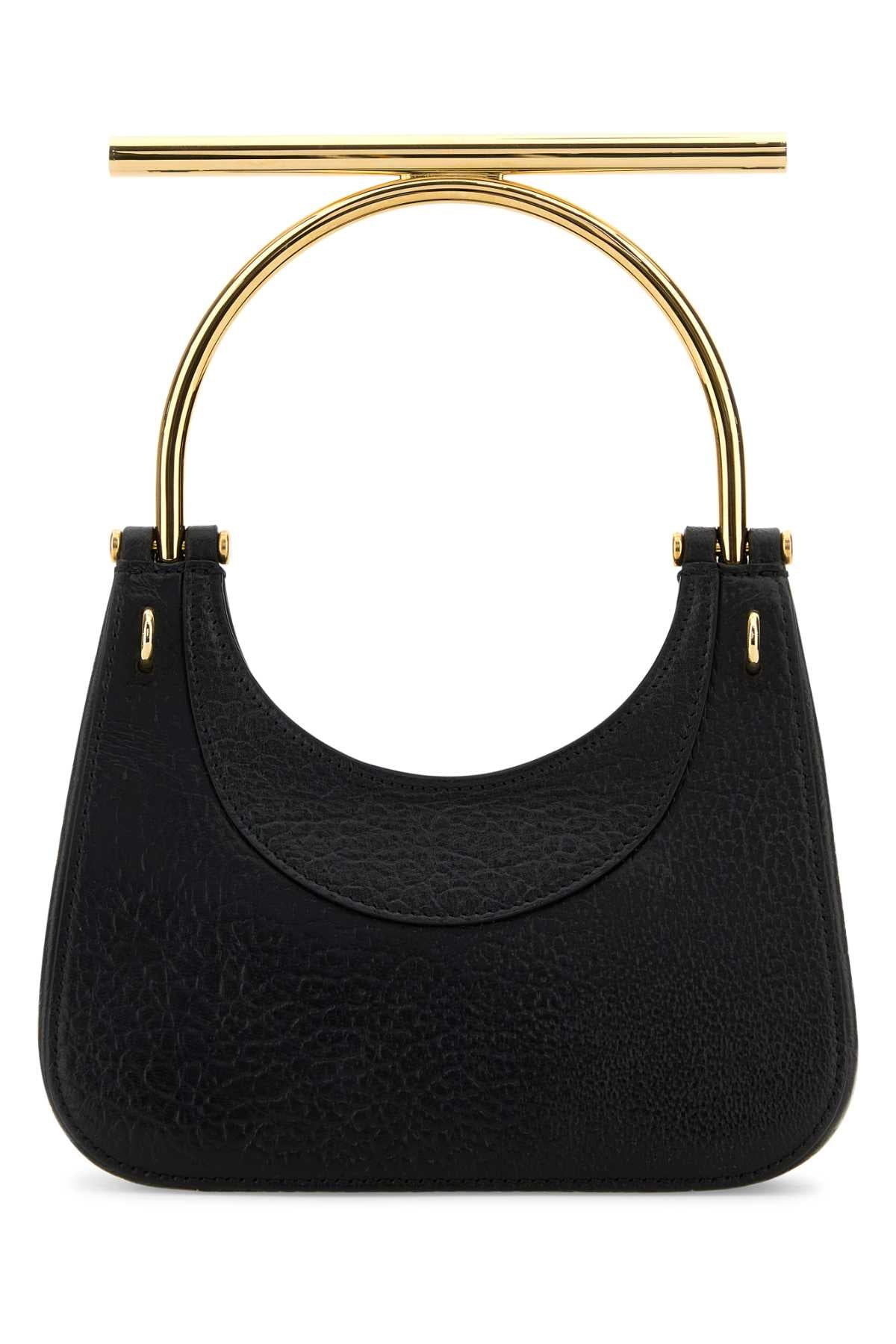 ALEXANDER MCQUEEN Alexander Mcqueen Women Black Leather Mini Cross-Bar Handbag