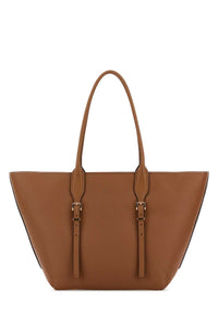 Michael By Michael Kors Women Caramel Leather Moore Shopping Bag