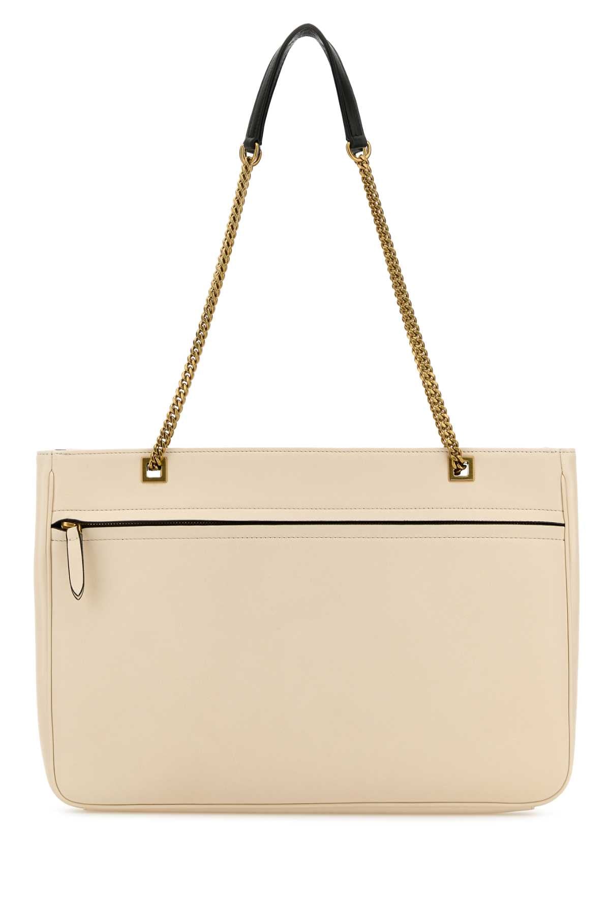 VALENTINO GARAVANI Valentino Garavani Women Sand Leather Medium Viva Superstar Shopping Bag