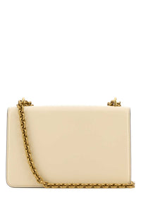 VALENTINO GARAVANI Valentino Garavani Women Ivory Leather Vain Shoulder Bag