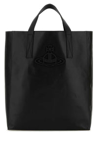 VIVIENNE WESTWOOD Vivienne Westwood Women Black Leather Medium Sarah Shopping Bag