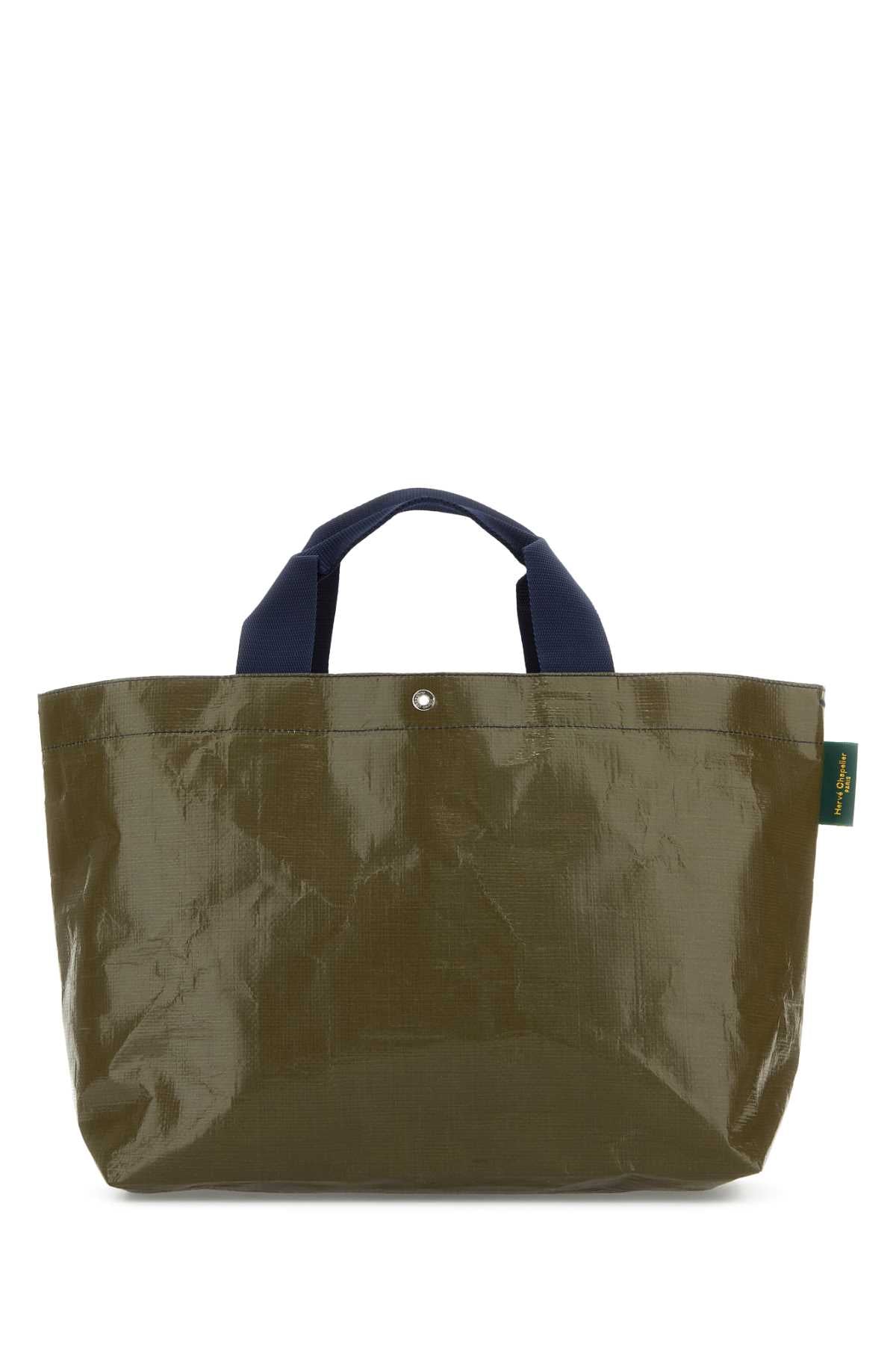 Herve' Chapelier Women Army Green Polyethylene 2012Pp Shopping Bag