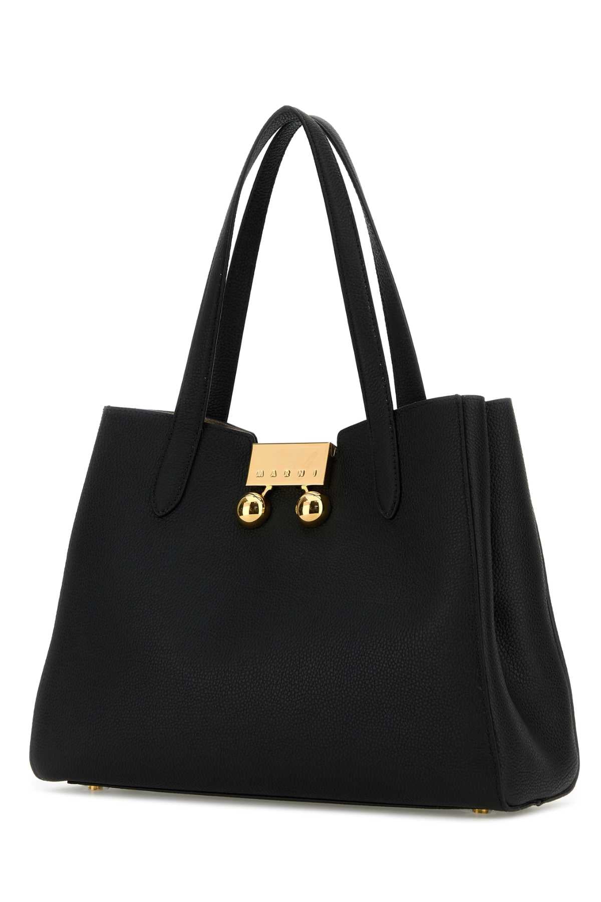 MARNI Marni Women Black Leather Trunkaroo Shoulder Bag