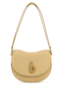 BURBERRY Burberry Women Beige Leather Small Rocking Horse Shoulder Bag