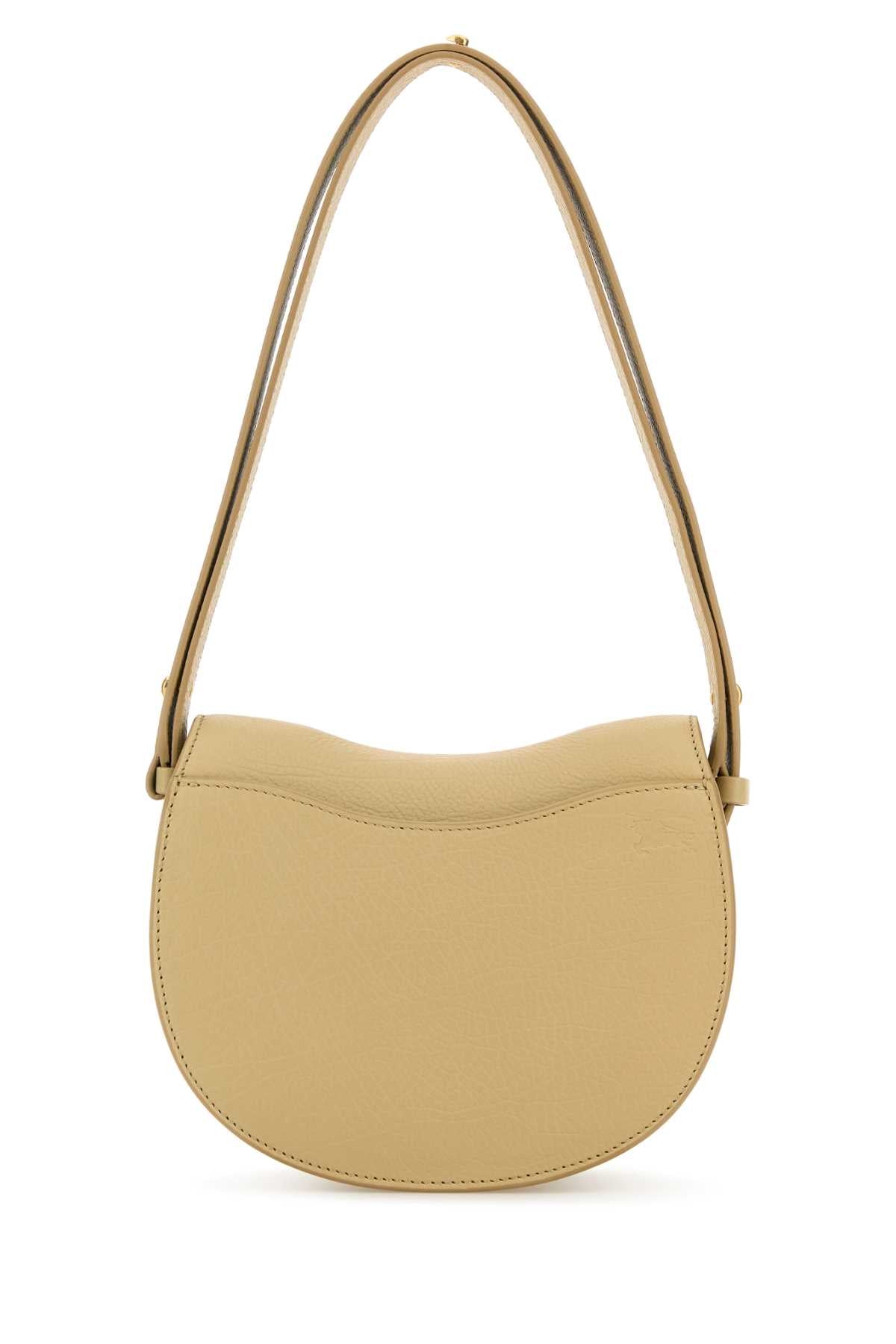 BURBERRY Burberry Women Beige Leather Small Rocking Horse Shoulder Bag