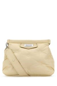 MAISON MARGIELA Maison Margiela Women Ivory Nappa Leather Small Glam Slam Classique Crossbody Bag