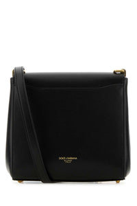 Dolce & Gabbana Women Black Leather Marlene Crossbody Bag