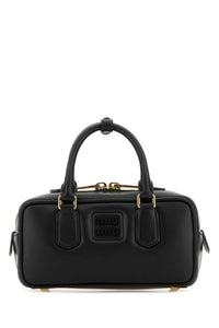 Miu Miu Women Black Leather Arcadie Handbag