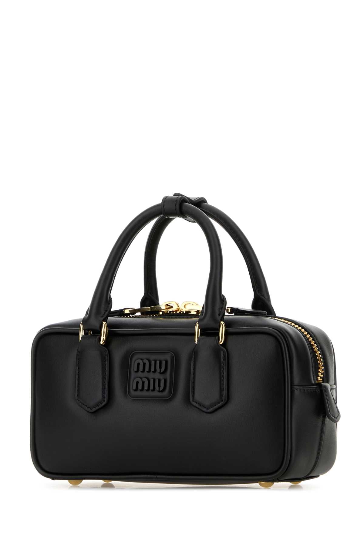 Miu Miu Women Black Leather Arcadie Handbag