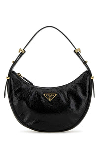 PRADA Prada Women Black Naplak Arquã¨ Handbag