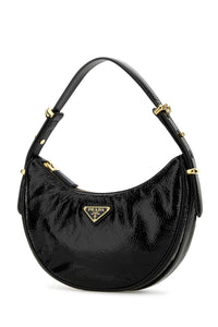 PRADA Prada Women Black Naplak Arquã¨ Handbag