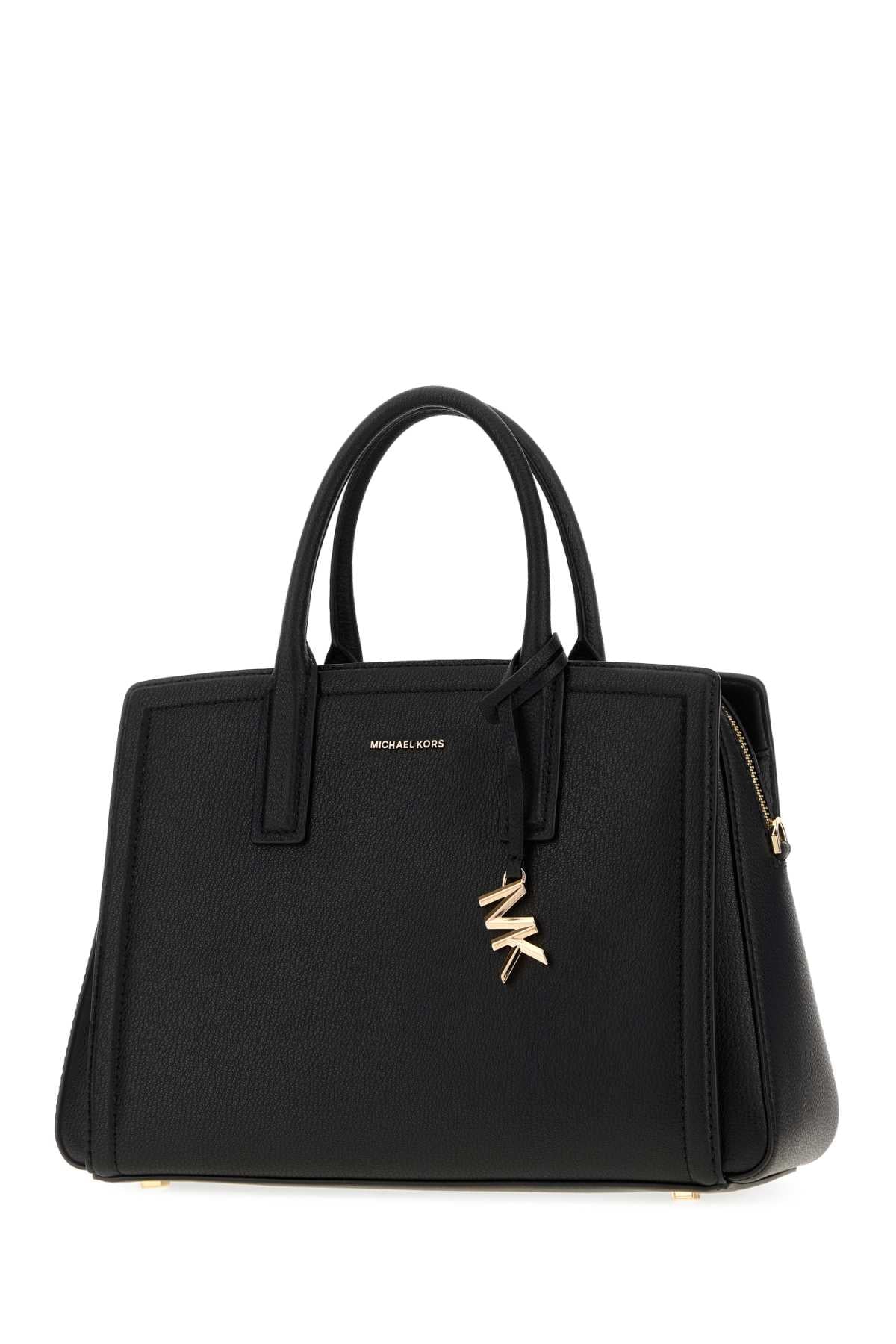 MICHAEL BY MICHAEL KORS Michael By Michael Kors Women Black Leather Laila Handbag