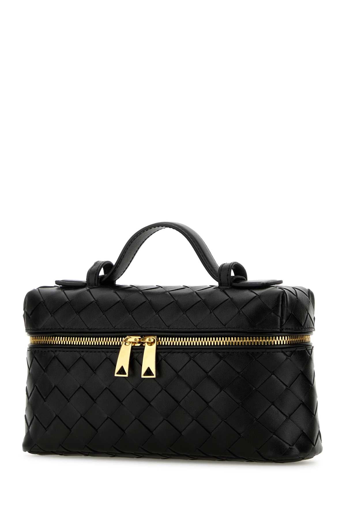 Bottega Veneta Women Black Leather Mini Bang Bang Handbag