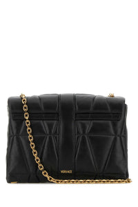 VERSACE Versace Women Black Nappa Leather Kleio Shoulder Bag
