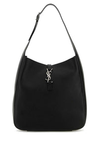 SAINT LAURENT Saint Laurent Women Black Leather Le 5 Ã  7 Shoulder Bag