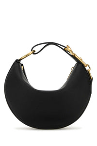 BURBERRY Burberry Women Black Leather Handbag
